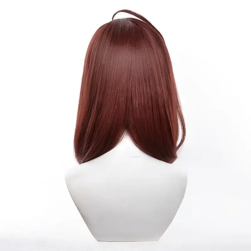 Anime Dandadan Momo Ayase Cosplay Wig Girls Red Brown Short Hair Heat Resistant Synthetic Wigs Halloween Prop