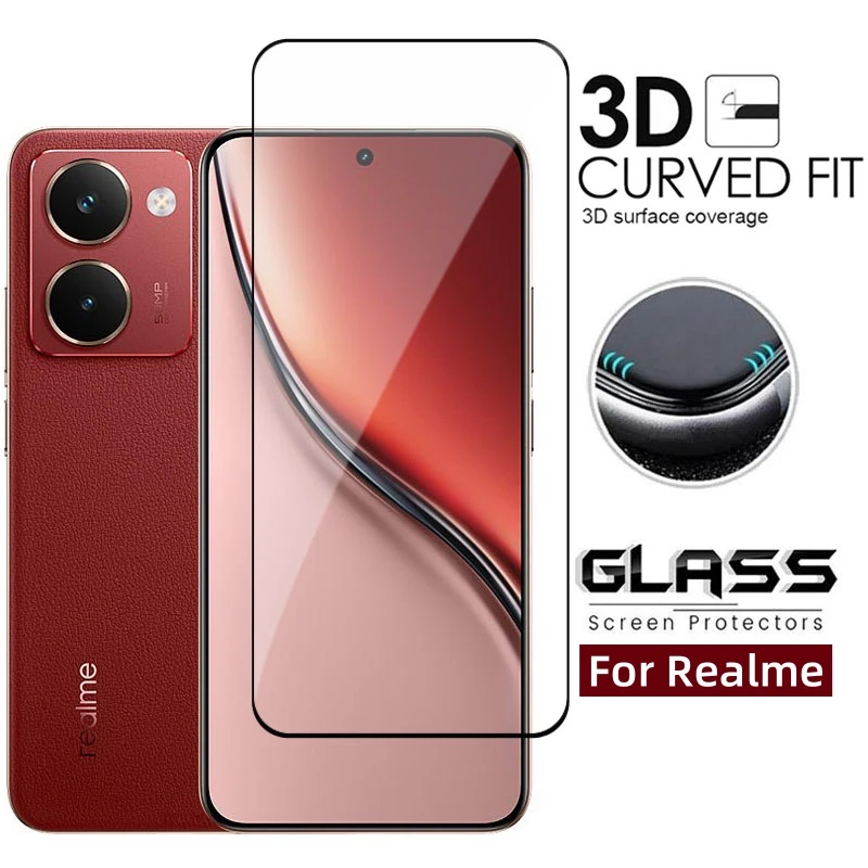 

Full Cover Glass For Realme P3 Ultra Tempered Glass Realme P3 Ultra Screen Protector 3D Protective Phone Film Realme P3 Ultra