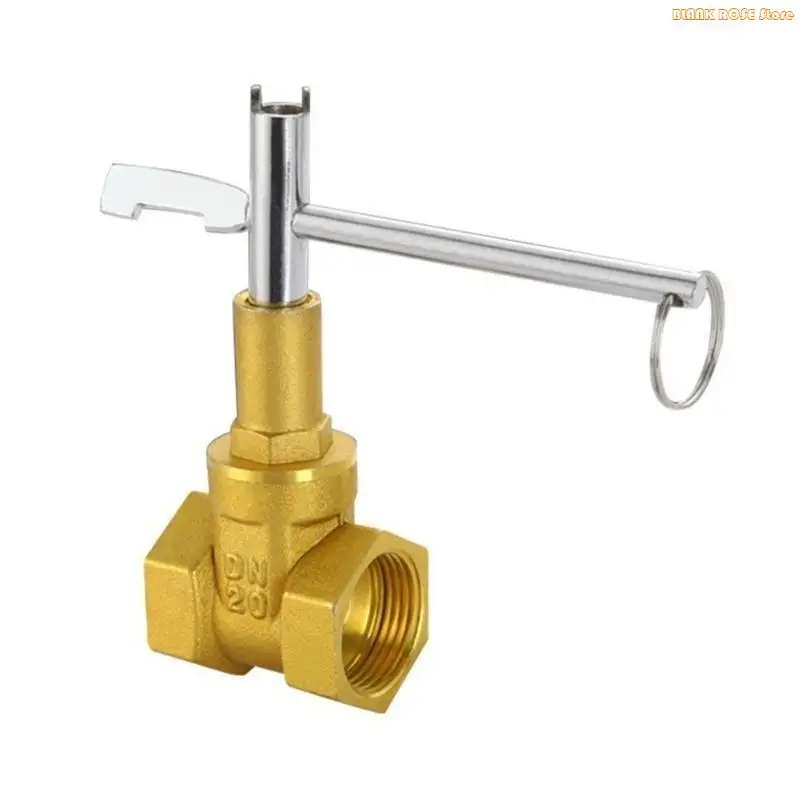 K1AE Compact Water Faucet with Durable Wrench Water Tap & Tool Kits for Homeowners Renters & Maintenance Workers
