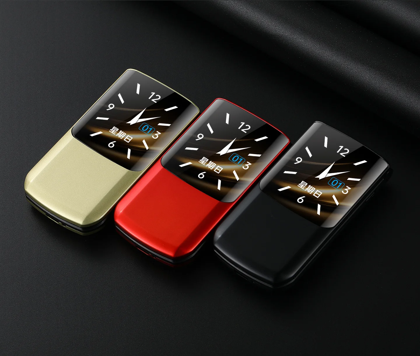 هاتف YeeMI S7 2G عالمي متين مقاس 2.4 بوصة مزود بزر كبير وشريحتين وشاشة مزدوجة وبطارية بسعة كبيرة 4800 مللي أمبير في الساعة #1