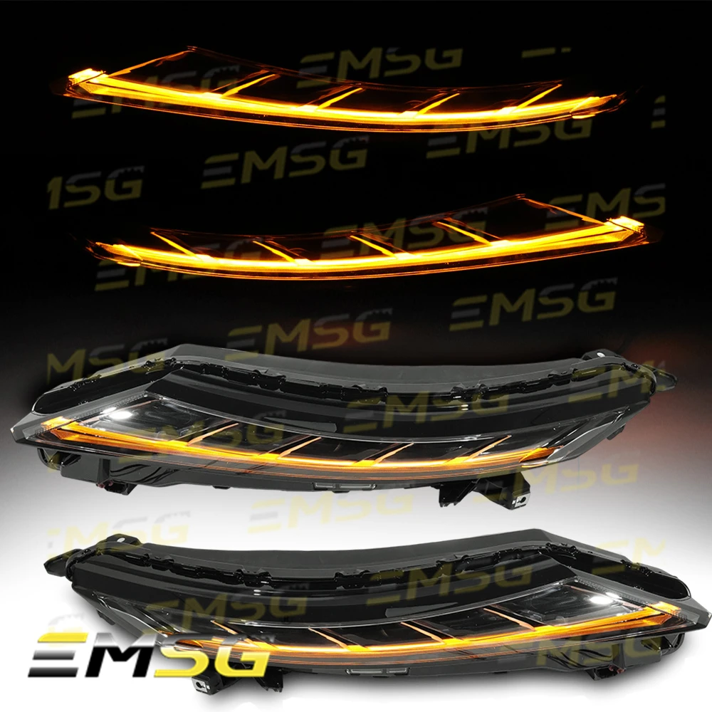 LED Daytime Running Light For Mitsubishi Outlander 2022 2023 2024 Car Accessories Front Bumper Indicator Lamp 8310A043 8310A044
