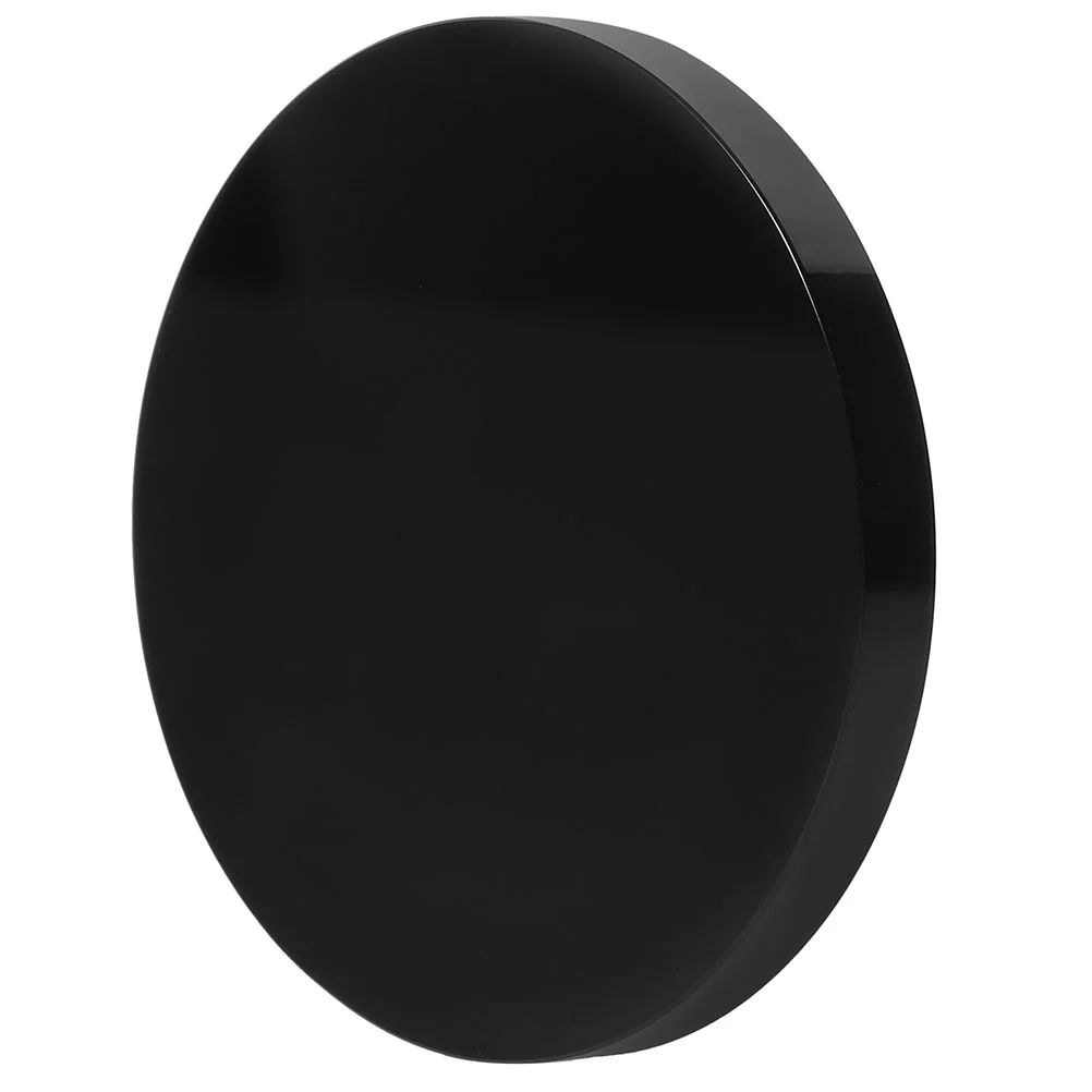 Obsidian Divining Mirror Scrying Stone Decorative Round Desktop Divination Board Gothic Plate