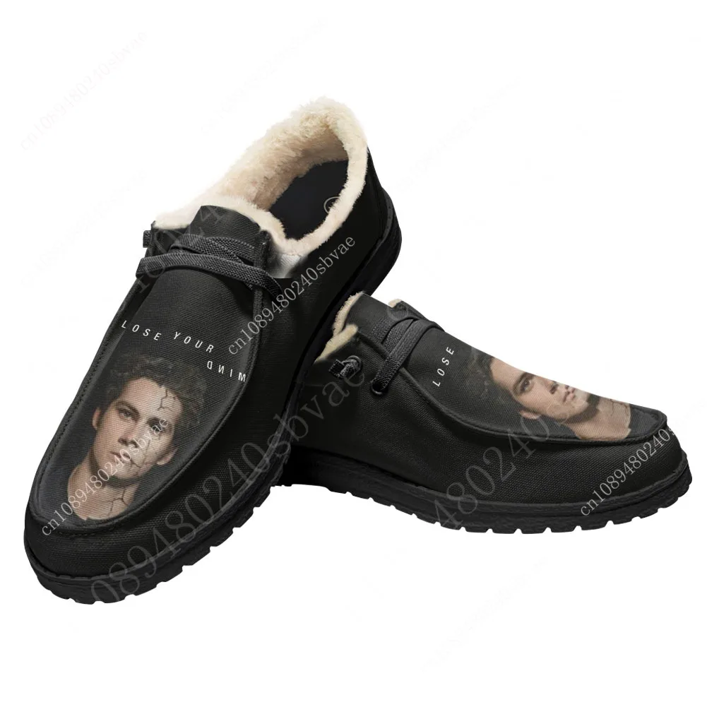 

Teen Wolf Stiles Stilinski Casual Shoes Plush Flat Shoe Men Woman Breathable Indoor Outdoor Lightweight Footwear Custom Shoe