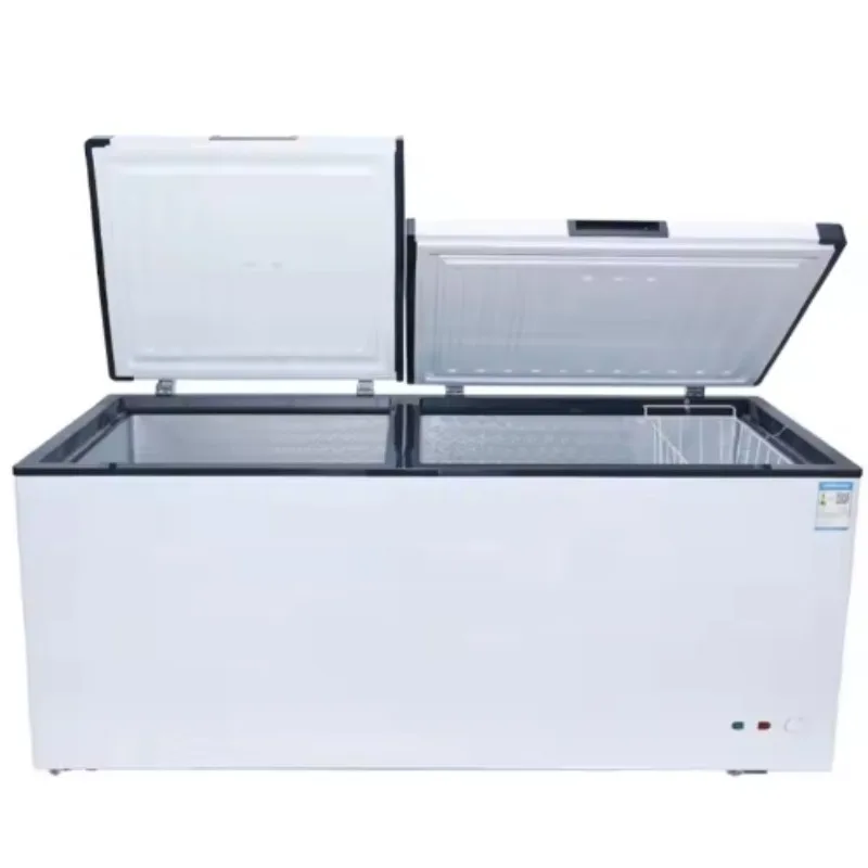

500L DC24V Double Door Solar Box Freezer