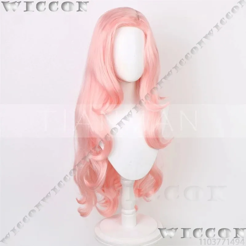 

a7d@Fluttershy Cute Anime Cosplay My Girl Hair Pink Curly 80CM Long Wig Prop Kawaii Women Cos Halloween Party Customizeda7d@