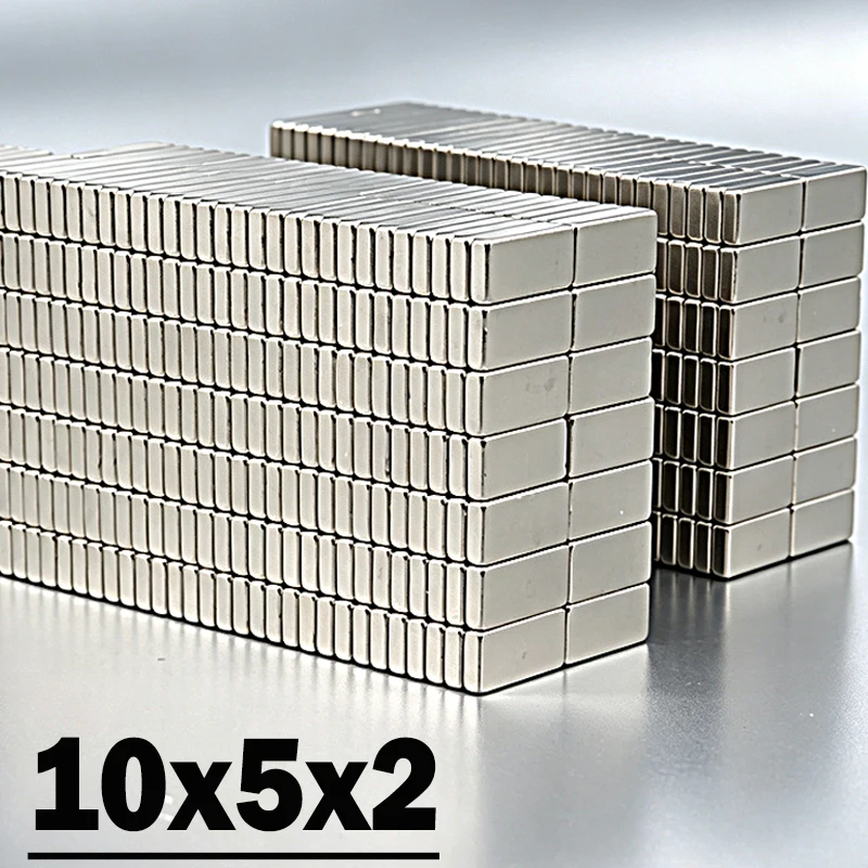 10x5x2mm Magnet 20-2000pcs 10*5*2mm Magnet Accessory N35 NdfeB Neodymium Permanent Magnetic Imanes Magnet Fridge Magnets