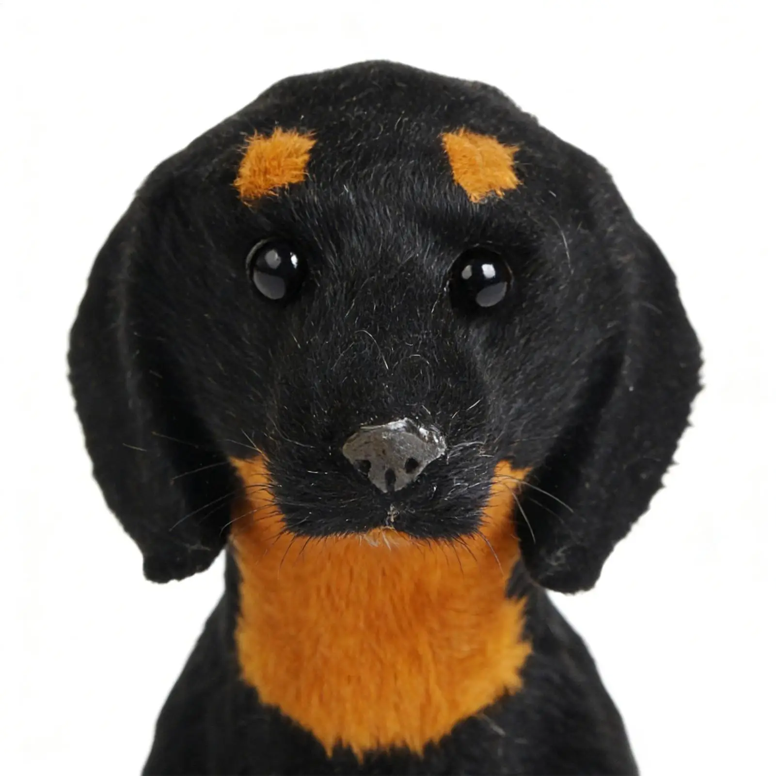 

Dachshund Realistic Dog Simulation Animal Figurine Dachshund Plush Statue For Living Room Bedroom Entryway TV Cabinet Mantel