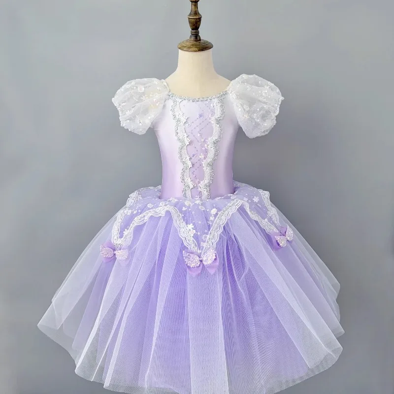 Princess Dress Ballet Tutu Outfit Girls Dance Stage Performance Costume Ballet Dress Children's Vestido Kids Cosplay Dresses