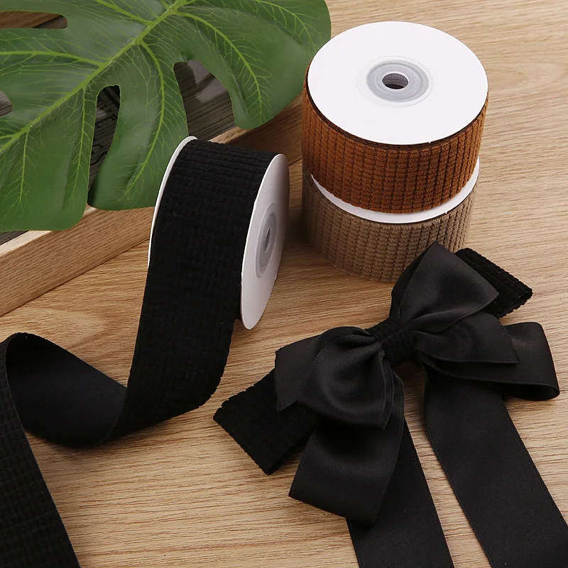 10 Yards Plaid Ribbon for DIY Hair Bows Accessories Make Toys, and Clothing Materials Handmade Crafts