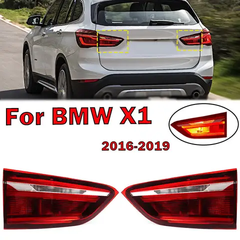 BMW X1 2016-2019 자동차 액세서리 LED 후면 테일 라이트 브레이크 경고 램프 자동차 부품 미등 어셈블리 63217350697 63217350698