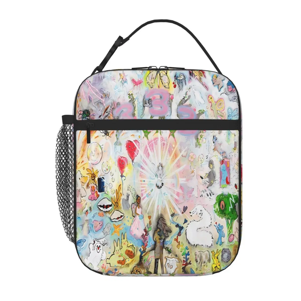 Bestselling Drain Gang Bladee 333 Album Cover Tapestry Dual Use Foldable Lunch Bag Weekend Getaway Outdoor Lunch Bag