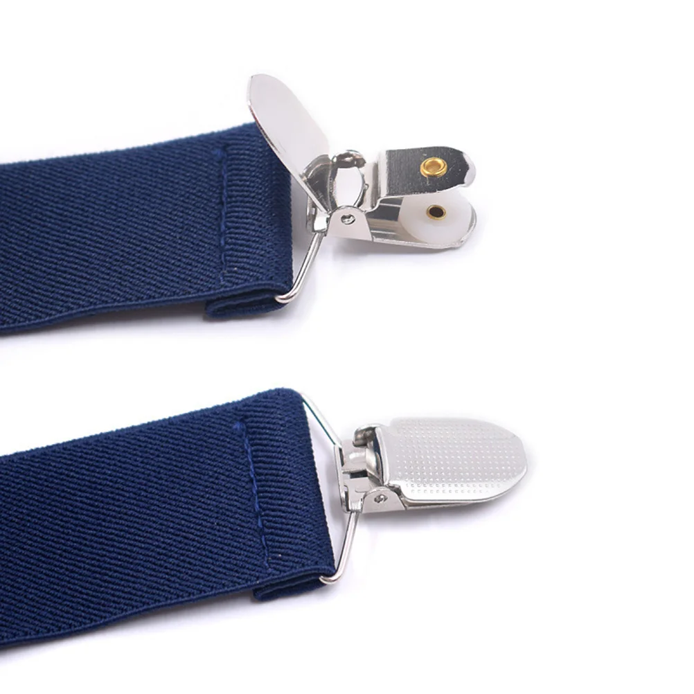 3.5 سنتيمتر قابل للتعديل مطاطا الحمالات للرجال النساء أحادية اللون بنطلون الأقواس السراويل الحمالات رجل الحمالات الجينز