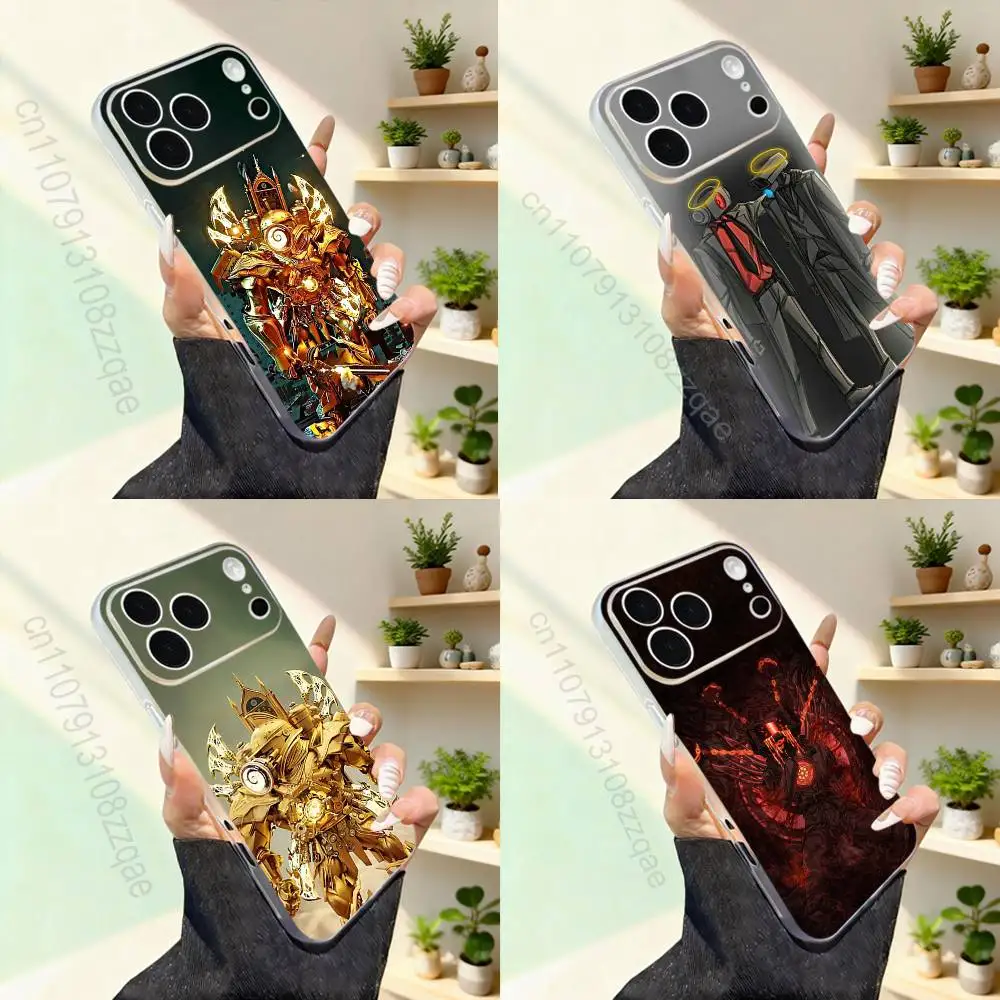 

S-Skibidi T-Toilet Watchman Phone Case For iPhone 17,16,15,14,13,12,11,Pro,Max,Plus,Mini,SE4,E For Magsafe Wireless