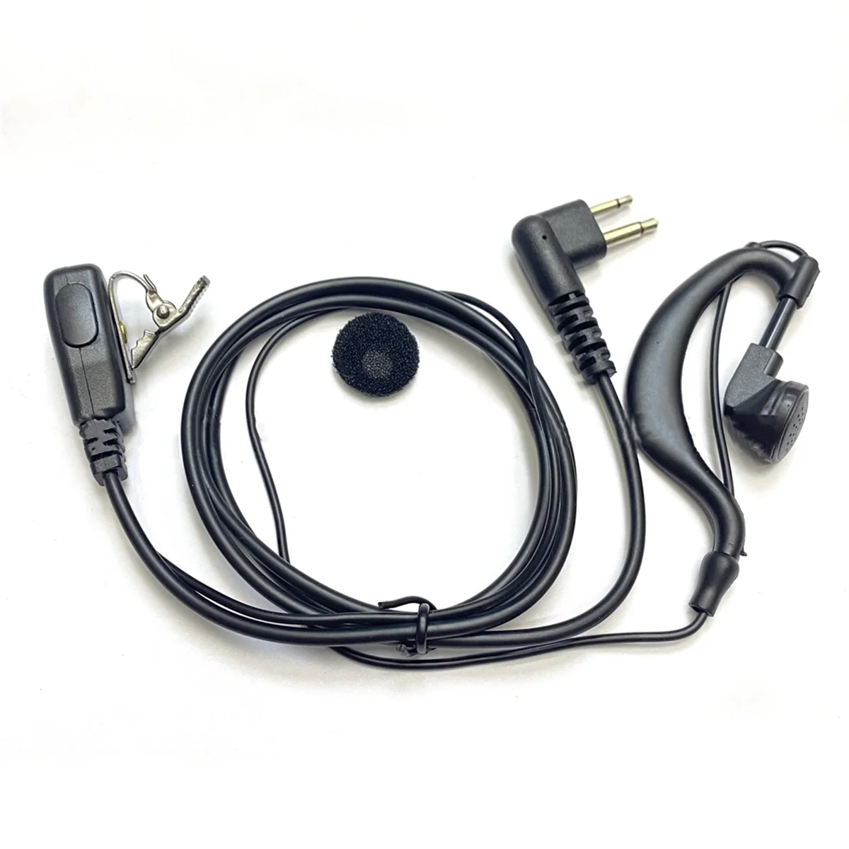 

Earhook Walkie Talkies Headset with MIC M Plug Walkie Talkies Headset Universal for Hotel Construction Site