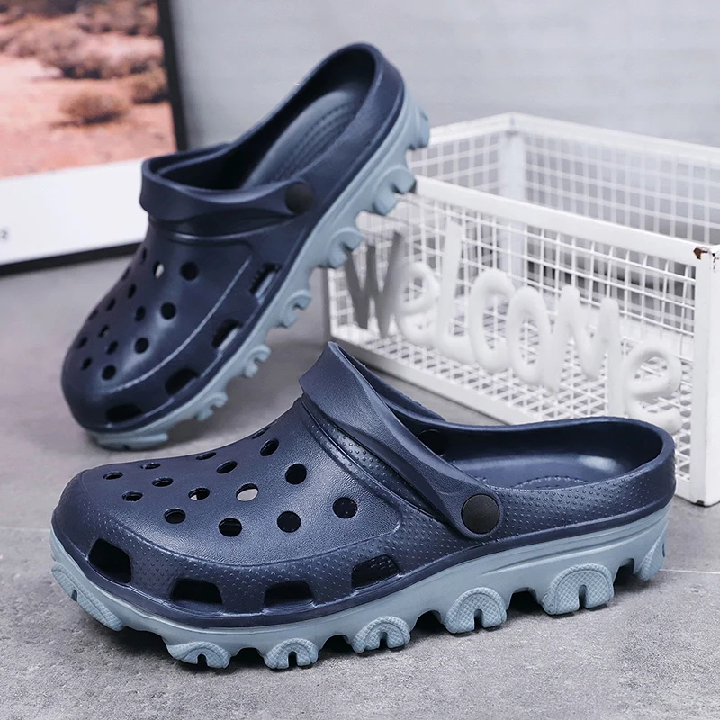 36-51 New Summer women Sandals Indoor Outdoor Couples Casual Shoes Fashion Baotou Beach Sandals Clogs Comfort Home Soft Slippers