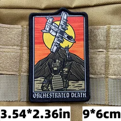 Parche táctico de moral orquesta muerte con velcro – Brazalete militar