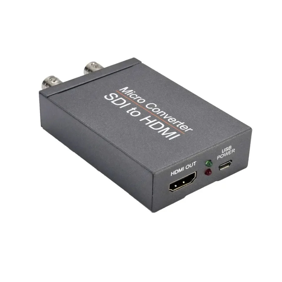 Convertisseur vidéo HD 3G SDI vers HDMI/compatible HDMI vers SDI, adaptateur d'affichage avec détection automatique du format audio en boucle