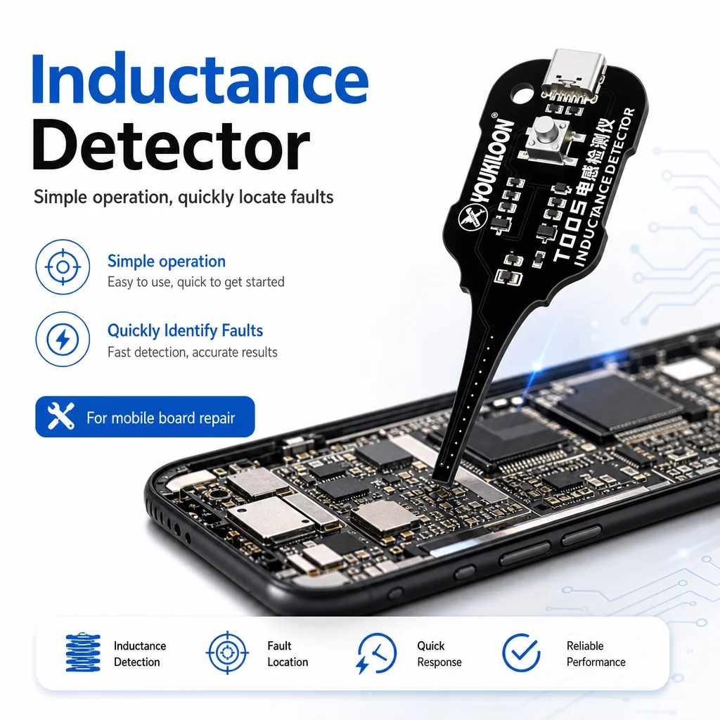 Inductance Tester For Mobile Phone Motherboard Repair Electromagnetic Induction Measuring Instrument With High-Precision Sensor