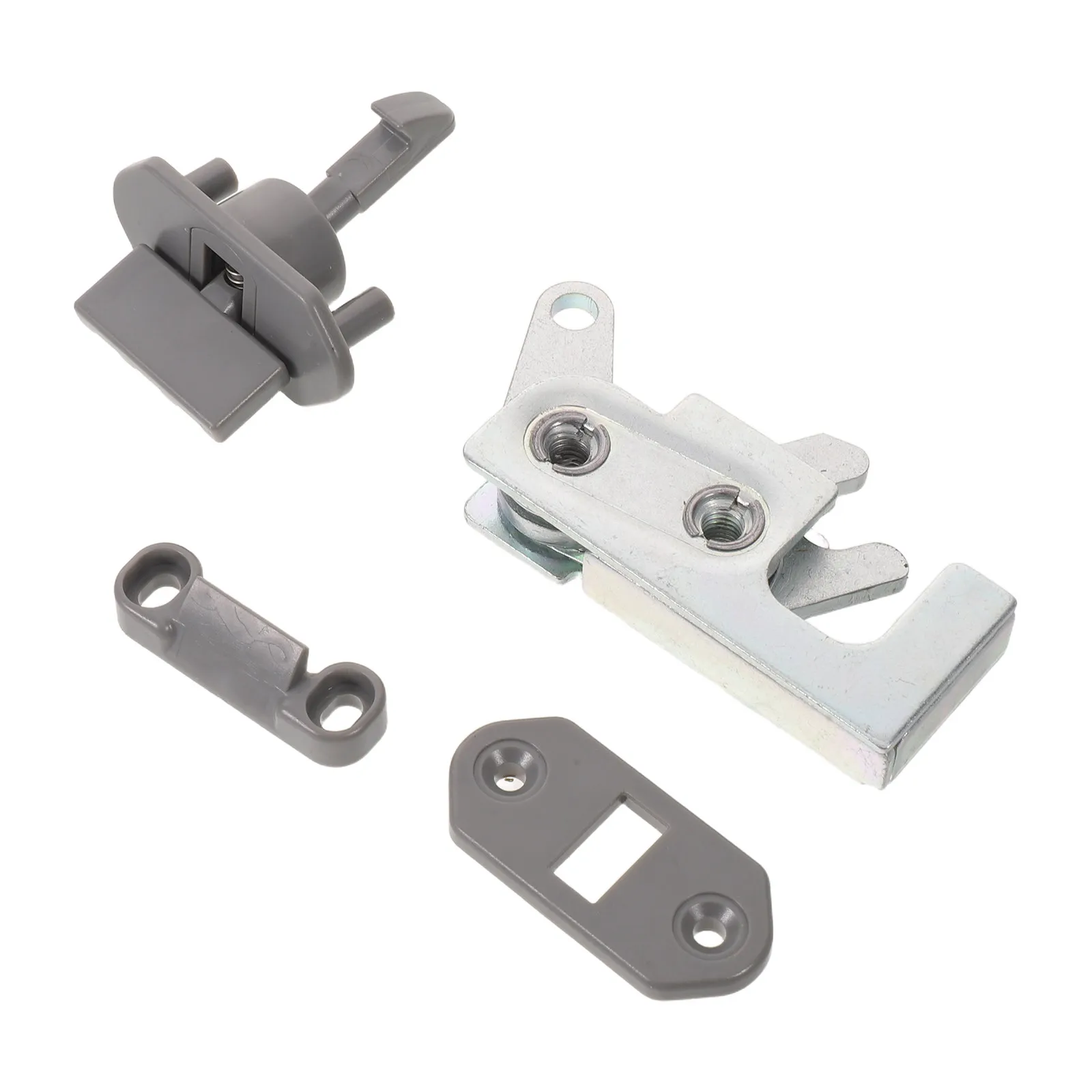 Heavy Duty Metal Rv Buckle Latch Cabinet Hardware Catch for Camper Trailer Doors Flush Mount Rotary Latch Lock