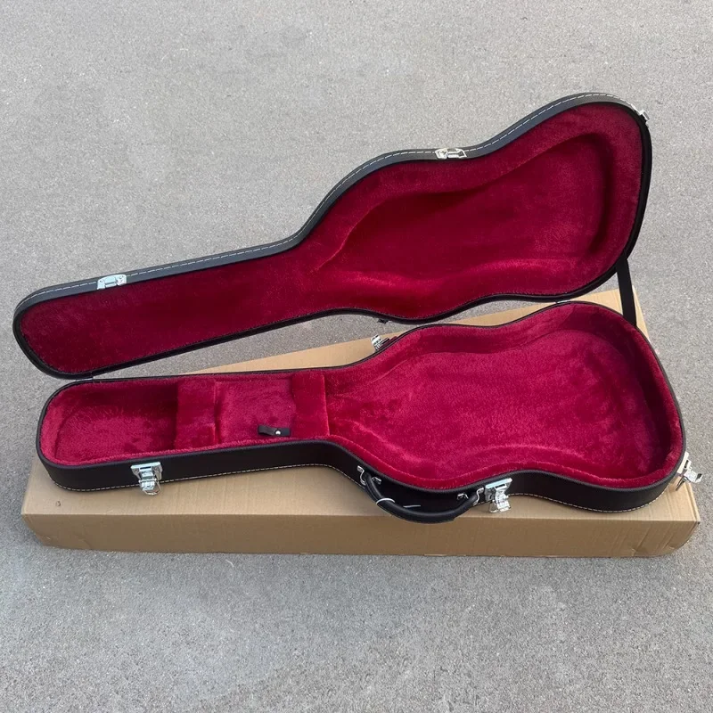 Hard Shell Electric Guitar Case for Full Size Guitars – Waterproof, Dustproof, Shockproof with Accessory Compartment
