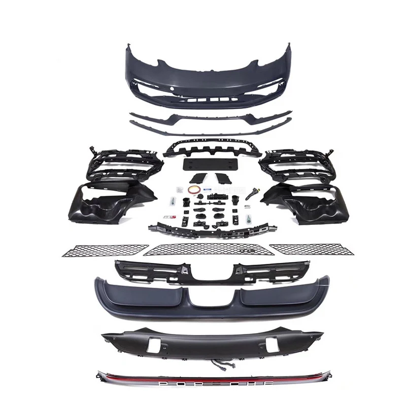 

Body Kit for Boxster 718 Upgrade GTS Bumper Rear Diffuser Through Strip Taillight Rbody Kits