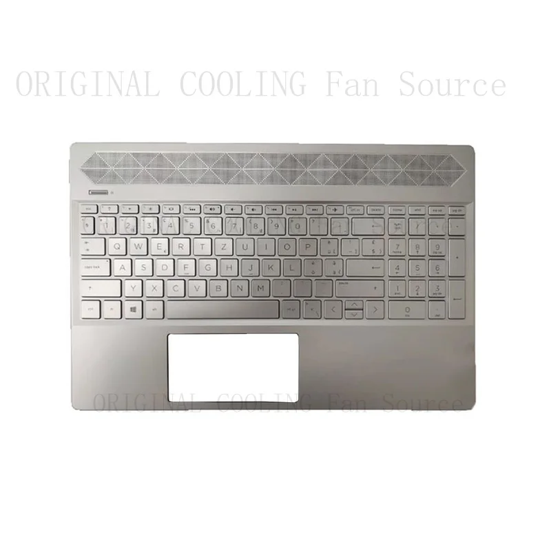 R+  Swiss SW Keyboard&PalmRest For HP Pavilion 15-CS0000 L35339-BG1 with backlit