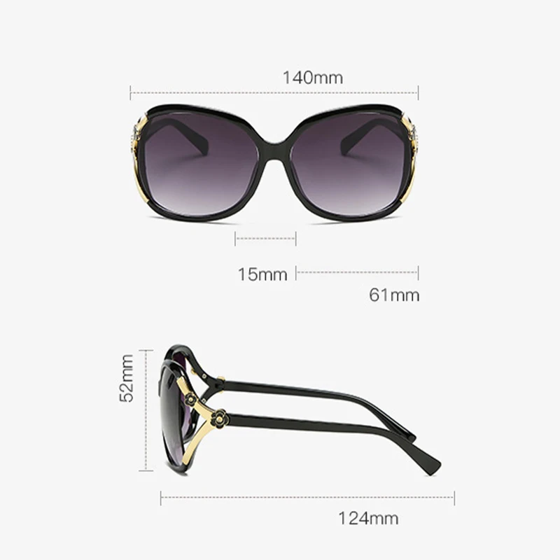 Gradient Polarized Sunglasses Women Trends Glasses In Trend Eyepieces Vintage Women\'s Sunglass Popular Outdoor Men\'s Eyewear