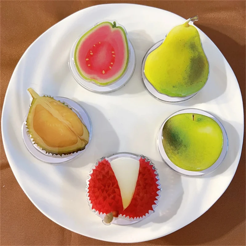 INS Obst Erdbeere Für Magsafe Magnetische Telefon Griptok Grip Tok Ständer Für iPhone 15, Faltbare Drahtlose Lade Fall Halter Ring