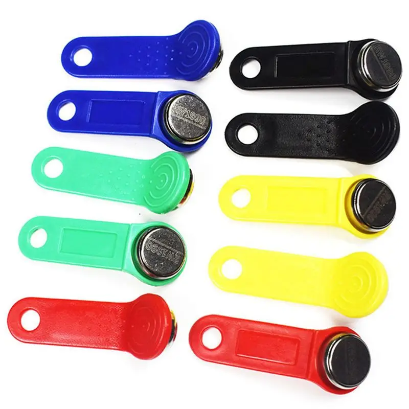 [AAAE 2026] 40Pcs/Lot Rewritable RFID Contact Memory Key RW1990 Ibutton For Copy Card Sauna Dallas Keys Cards
