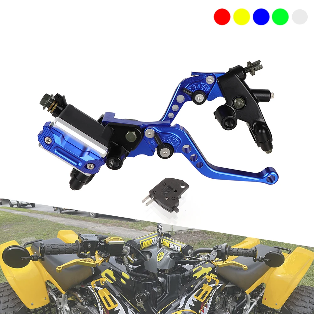 

7/8" 22mm Motorcycle Clutch Lever Handlebar CNC Brake Lever Hydraulic Master Cylinder for Yamaha Honda Kawasaki Suzuki Universal
