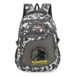 Mochila escolar de camuflaje resistente a la suciedad y protección de la columna vertebral, mochilas de gran capacidad para niños, estudiantes de escuela primaria y secundaria