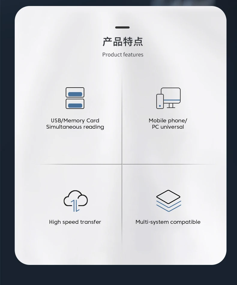 Olaf Card Reader 7 in 1 USB 3.0 to USB C Micro SD TF Memory CardReader Adapter For Mobile Phone PC Laptop USB Flash Drive Reader