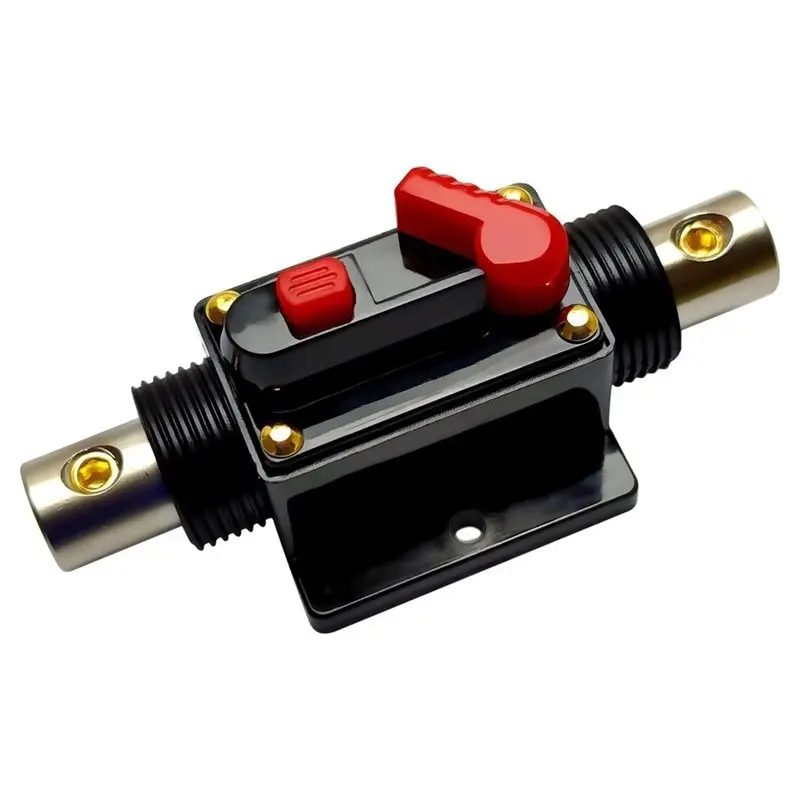 NEW HOT In Stock-Car Audio Circuit Breaker 12V-48V DC 60A Manual Reset Series Fuse Holder Waterproof Protection Fuse Circuit Bre