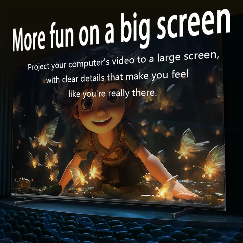 Easy Installation Wireless BYOD Presentation System Dual-Band 5G/2.4G, Multi-Device, 50m Range,