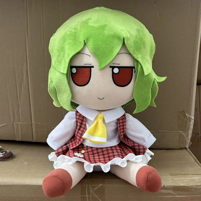 Stuffed 35cm Touhou Project Fumo Kazami Yuuka Doll Plush Toy for Kids Fans Dress Up Birthday Holiday Gifts Collect XMAS Decorate