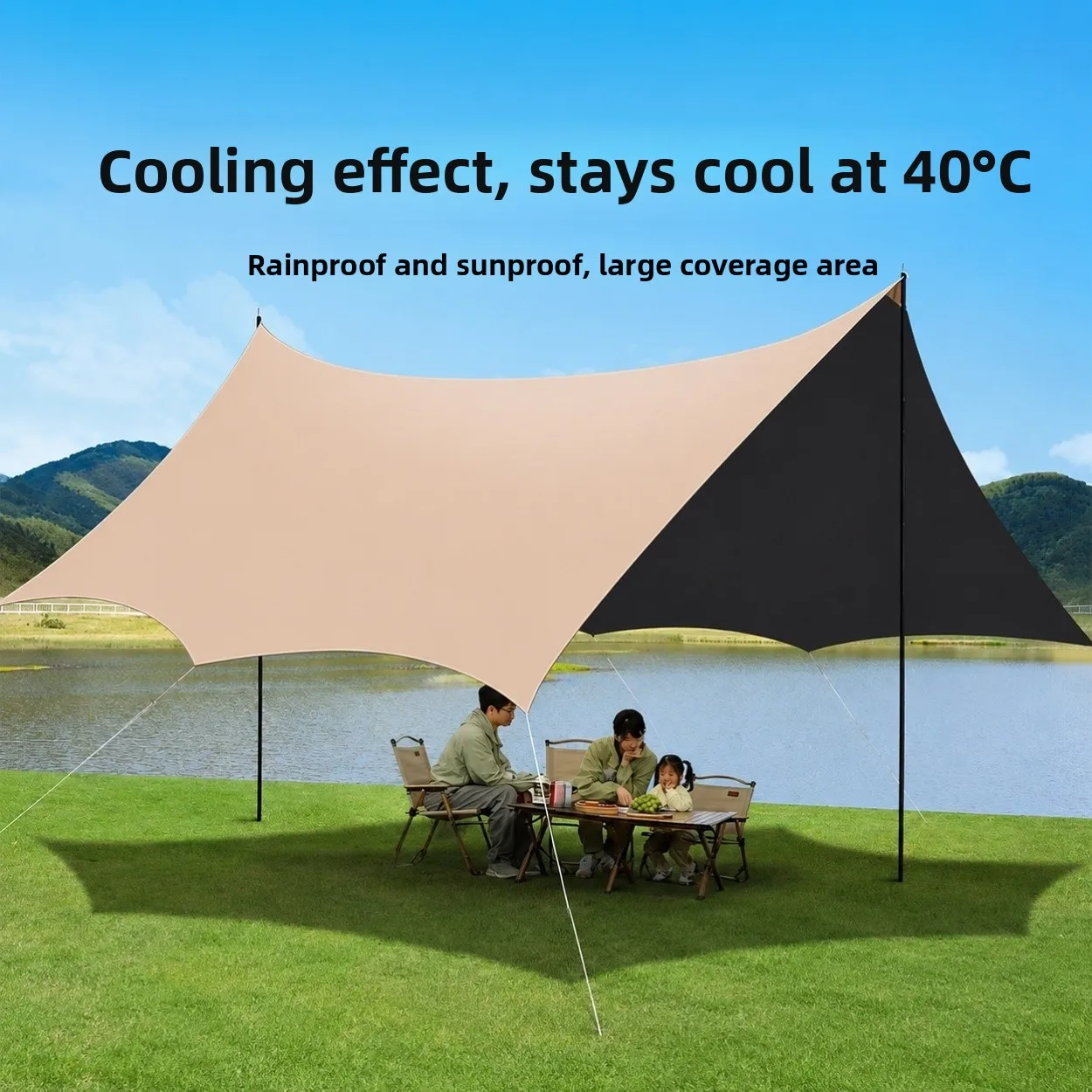 thickened-camping-tent-outdoor-canopy-tent-waterproof-octagonal-shape-picnic-shelter-sunshade-style-camping-equipment
