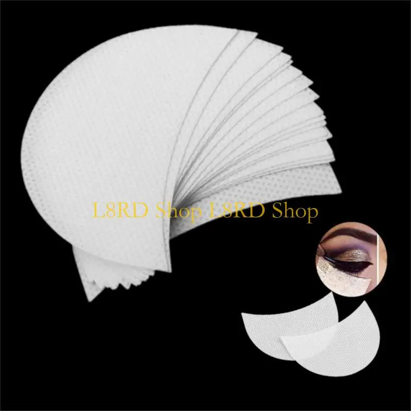L8RD 100x Eyeshadow Pad Eyelash Half-Moon Eye Patch Protectors Pad Stencils