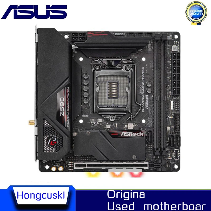 

ASOCK Z590 Phantom Gaming-ITX/TB4 DDR4 PCI-E 4.0 Motherboard