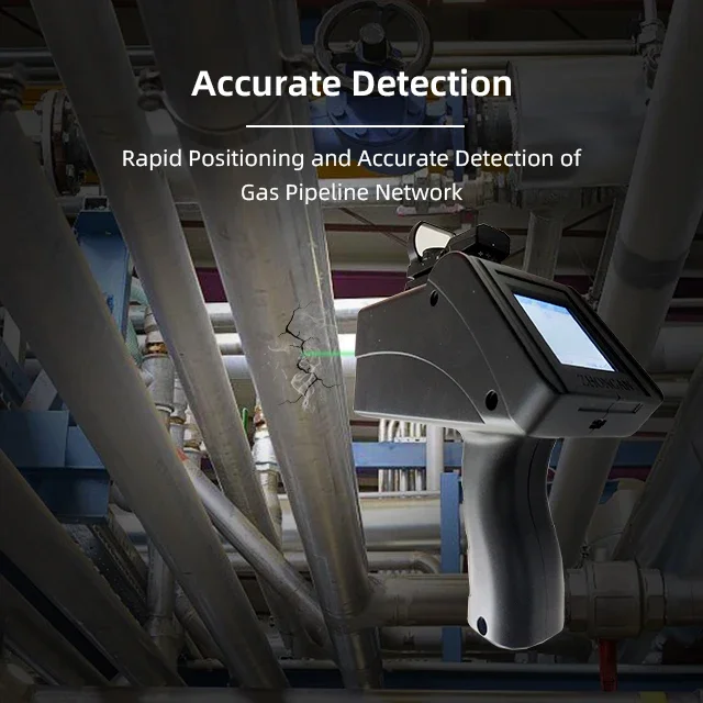 Handheld Laser Methane Detector Laser 0-50000ppm.m CH4 Leak Detection Methane Remote Laser Gas Detector