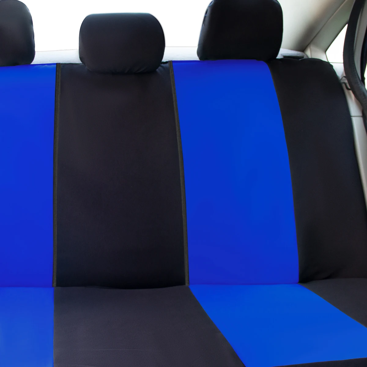 Sportlicher Stil, komplettes Set, Autositzbezüge aus Polyestergewebe, Autositzschutz, universell passend für die meisten Autos und SUVs – Detail 14
