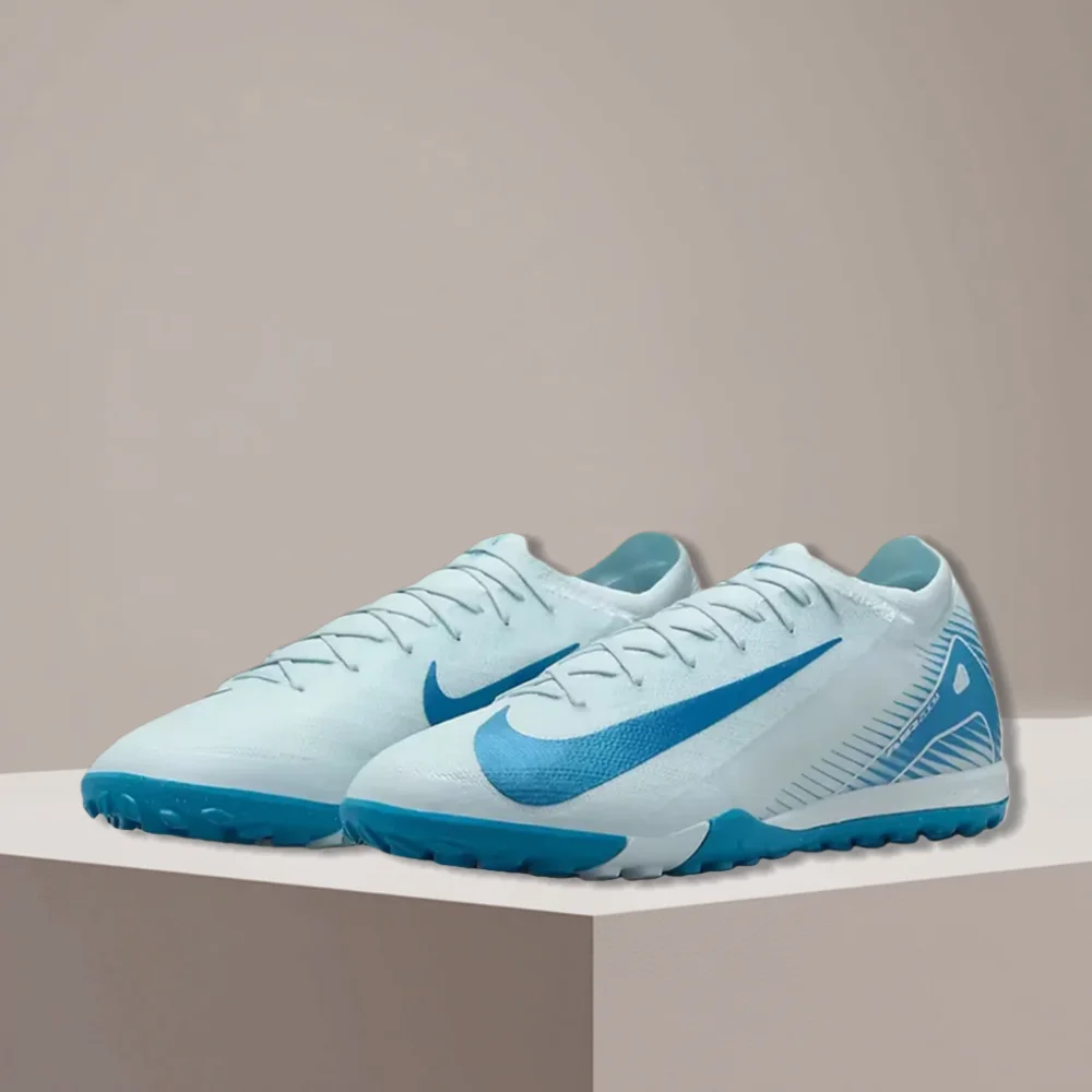 

Nike Mercurial Vapor 16 Pro Zoom Vapor 16 Pro TF Unisex Non-Slip Durable Soccer Cleats White/Blue FQ8687-400