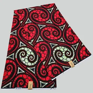 Popular pattern African wax block printed fabric veritable cotton holland wax, Nigeria Ankara fabric, for garment, bag, headband