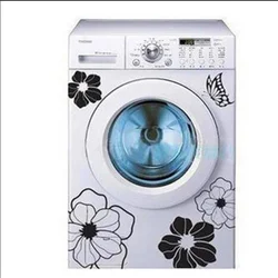 1 Magic Flower Creative Personality Green Wall Sticker Cabinet Refrigerator Washing Machine Sticker air Conditioner Free Deliver