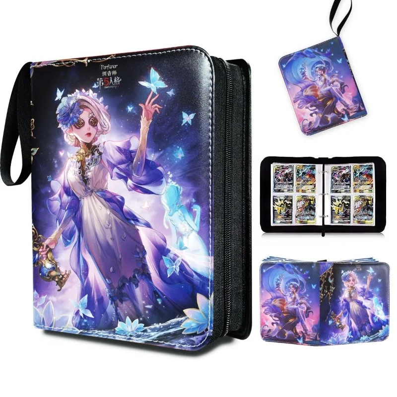 

Идентичность V, игровая периферия, 400 шт., альбом, переплет для книг, коллекция игровых карт, хобби, модные игрушки, папка для визитных карточек, подарки с героями мультфильмов