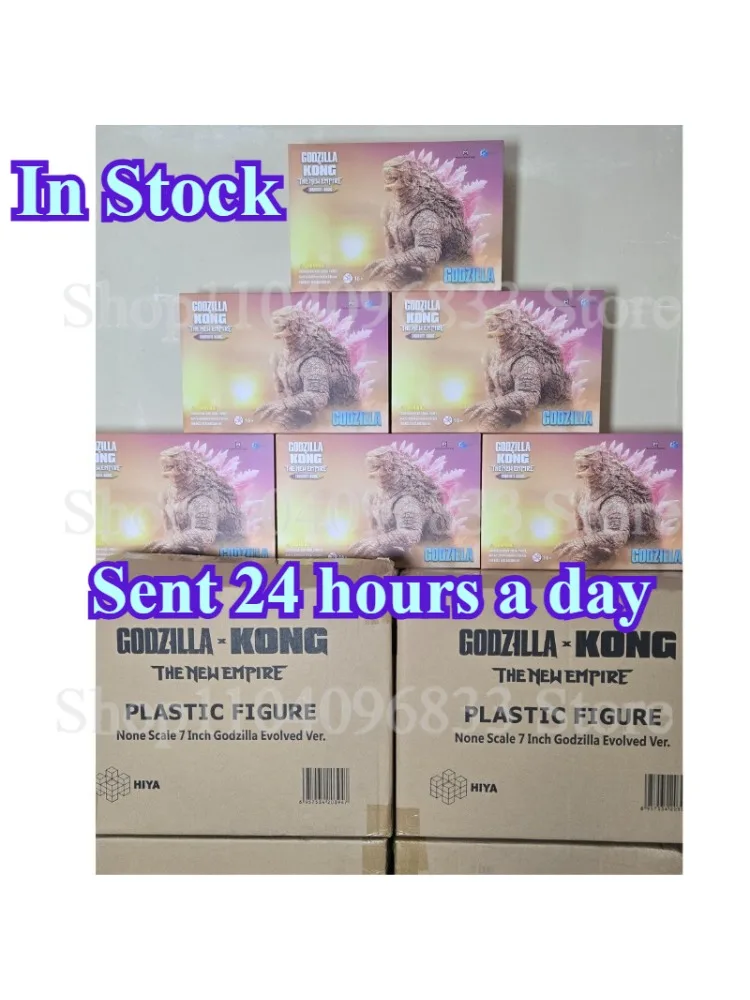 En Stock 18CM figurine d'action HIYA série de base exquise Godzilla X Kong le nouvel Empire Godzilla évolu Ver KIT de GARAGE