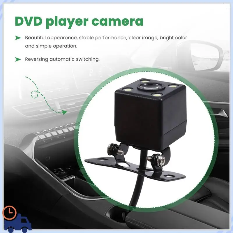 

Durable 1Set HD -Compatible VGA/AV TV DVD Player Camera Rear View Headrest Monitor Parking Rearview System