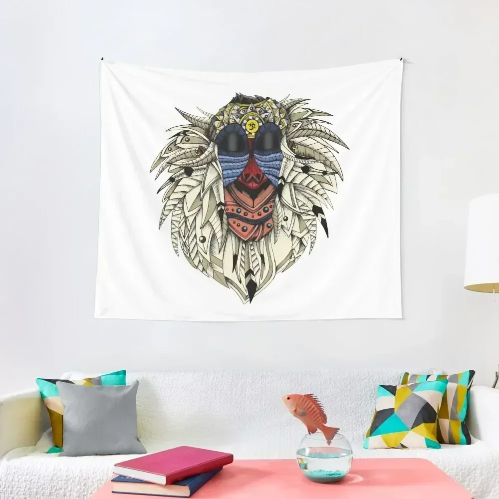 

Ornate Color Rafiki Tapestry Living Room Decoration Room Ornaments Aesthetic Room Decor Korean Aesthetic Tapestry