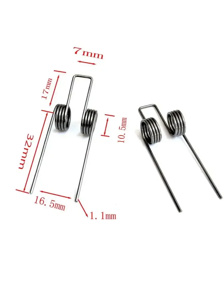 Double Torsion spring 1.10X7 30MM wire Diameter 11mm outside D strong torsional spring