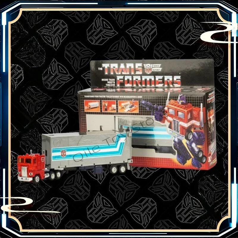 En Stock, juguetes transformados, comandante líder automático con carro, cuerpo de Metal, réplica G1 OP, edición limitada roja y blanca KO
