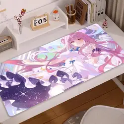 Fashion Game Blue Archive Cute Misono Mika Mouse Pad Non-Slip Rubber Edge locking mousepads Game play mats for notebook PC compu